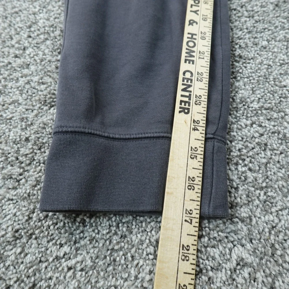 Nike Sweatpants Mens L Gray Fleece Jogger Drawstring Athletic Workout Gym Pants
